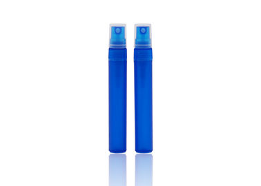 5ml 8ml 10ml फ्रॉस्टेड स्प्रे बोतल ब्लू पेन शेप प्लास्टिक परफ्यूम एटमाइज़र