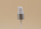 18 मिमी कॉस्मेटिक उपचार मैट सिल्वर क्लोजर व्हाइट पीपी हाफ कैप पंप करता है