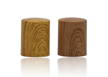 लकड़ी अनाज मुद्रण एल्यूमीनियम इत्र की शीशी इत्र पंपों के लिए सामान्य आकार में