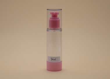 गुलाबी रंग 80 मिलीलीटर के रूप में वायुहीन स्प्रे बोतल हल्के पर्यावरण के अनुकूल
