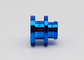 शाइनी ब्लू एल्युमिनियम परफ्यूम कैप FEA15mm थ्रेड शेप: