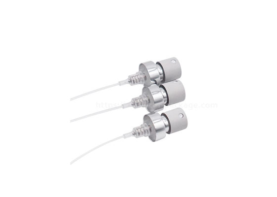 एल्यूमिनियम समेटना इत्र स्प्रे पंप गैर फैल सफेद रंग Fea18 प्रसाधन सामग्री