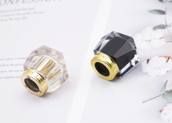 इत्र की बोतलें सोने के ढक्कन कस्टम के लिए 10000PCS कॉस्मेटिक एक्रिलिक ढक्कन FEA15 मिमी