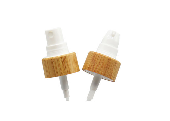 बोतलों के लिए बांस कॉलर के साथ 20 मिमी प्लास्टिक ठीक धुंध स्प्रेयर पेंच