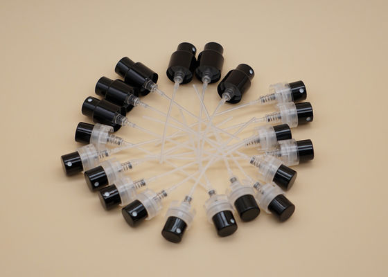 एल्यूमीनियम इत्र की बोतल स्प्रे पंप, प्लास्टिक स्प्रे पंप 0.075 मिलीलीटर खुराक