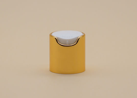 24/410 एल्यूमीनियम डिस्क टॉप कैप प्रेस कैप व्हाइट प्लास्टिक अंदर आसान लॉक और ओपन