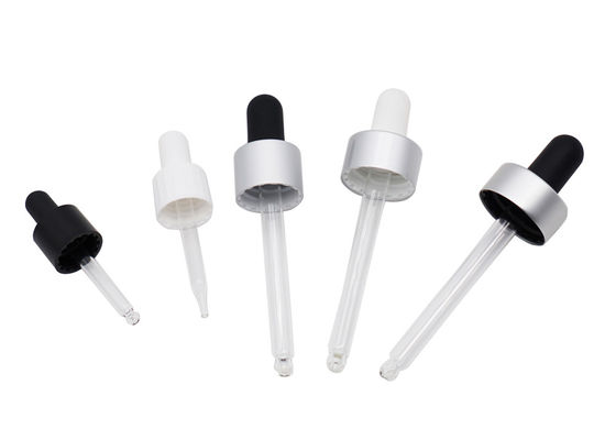 ट्रांसपेरेंट एम्बर 20/410 ग्लास ड्रॉपर चाइल्ड प्रूफ